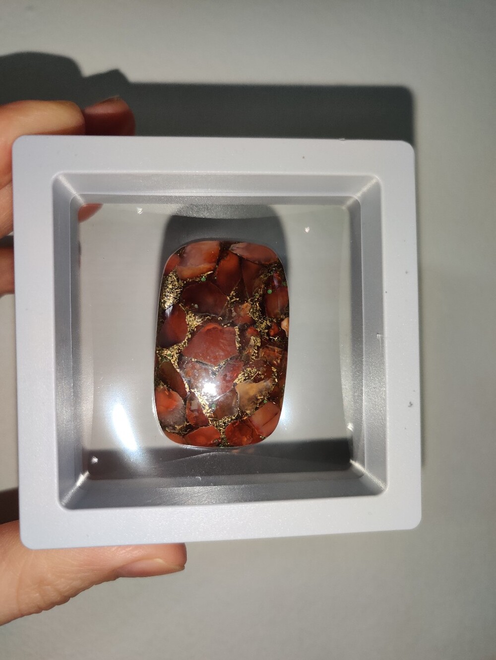 Brecciated Jasper In Pyrite Matrix